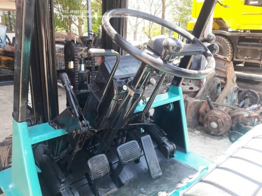 SALE ราคาถูกใจ !! FROM JAPAN FORKLIFT MITSUBISHI FG15 รถยก ขนาด 1.5 ตัน / เสาสูง 3 เมตร /เกียร์ออโต้