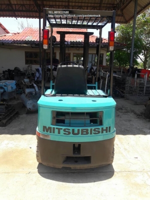 SALE ราคาถูกใจ !! FROM JAPAN FORKLIFT MITSUBISHI FG15 รถยก ขนาด 1.5 ตัน / เสาสูง 3 เมตร /เกียร์ออโต้