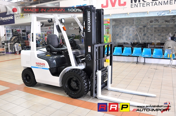 ขายรถโฟล์คลิฟท์มือสอง NISSAN รุ่น YG1F2A30U-400907 นำเข้าจากประเทศญี่ปุ่น 100\% ไม่เคยใช้งานในไทย ขายรถโฟล์คลิฟท์มือสอง NISSAN รุ่น YG1F2A30U-400907 นำเข้าจากประเทศญี่ปุ่น 100\% ไม่เคยใช้งานในไทย