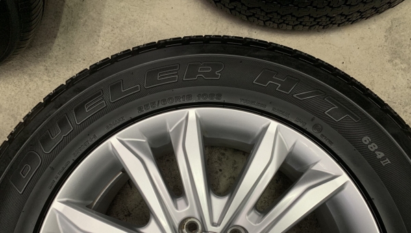 ล้อแม็ก ISUZU D-MAX 1.9 Blue Power ขอบ 18 พร้อมยาง 255-60-18 Bridgestone ปี 18 สภาพสวย