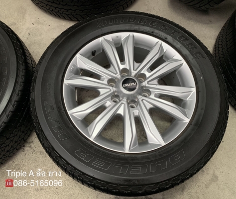 ล้อแม็ก ISUZU D-MAX 1.9 Blue Power ขอบ 18 พร้อมยาง 255-60-18 Bridgestone ปี 18 สภาพสวย ล้อแม็ก ISUZU D-MAX 1.9 Blue Power ขอบ 18 พร้อมยาง 255-60-18 Bridgestone ปี 18 สภาพสวย