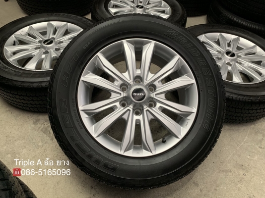 ล้อแม็ก ISUZU D-MAX 1.9 Blue Power ขอบ 18 พร้อมยาง 255-60-18 Bridgestone ปี 18 สภาพสวย ล้อแม็ก ISUZU D-MAX 1.9 Blue Power ขอบ 18 พร้อมยาง 255-60-18 Bridgestone ปี 18 สภาพสวย