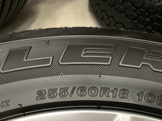 ล้อแม็ก ISUZU D-MAX 1.9 Blue Power ขอบ 18 พร้อมยาง 255-60-18 Bridgestone ปี 18 สภาพสวย