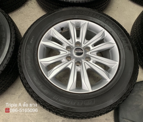 ล้อแม็ก ISUZU D-MAX 1.9 Blue Power ขอบ 18 พร้อมยาง 255-60-18 Bridgestone ปี 18 สภาพสวย ล้อแม็ก ISUZU D-MAX 1.9 Blue Power ขอบ 18 พร้อมยาง 255-60-18 Bridgestone ปี 18 สภาพสวย