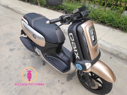 YAMAHA QBIX-S จดทะเบียนปี 61 ภาษีไม่ขาด เอกสารครบ มีการรับประกันเรื่องเล่มทะเบียน พร้อมใช้งาน