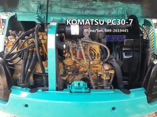 ขายรถขุดKOMATSU PC30-7 เครื่องยนต์komatsu-3D84 ,คอนโทรลน้ำมัน, ปั๊มนิ้ว, แทรคยาง, ใบมีด, รถเก่านอก, มีเอกสาร,ยังไม่เคยใช้งานในไทย