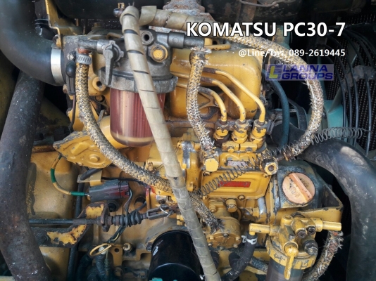 ขายรถขุดKOMATSU PC30-7 เครื่องยนต์komatsu-3D84 ,คอนโทรลน้ำมัน, ปั๊มนิ้ว, แทรคยาง, ใบมีด, รถเก่านอก, มีเอกสาร,ยังไม่เคยใช้งานในไทย