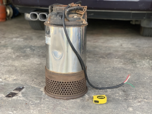 ขายไดโว่ดูดน้ำ Tsurumi 0.4Kw. 220V ไฟบ้าน made in Japan ขนาดท่อ 4นิ้ว สภาพสวยหายาก หมุนนิ่ม รุ่นเน้น