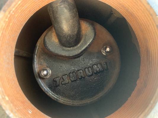 ขายไดโว่ดูดน้ำ Tsurumi 0.4Kw. 220V ไฟบ้าน made in Japan ขนาดท่อ 4นิ้ว สภาพสวยหายาก หมุนนิ่ม รุ่นเน้น
