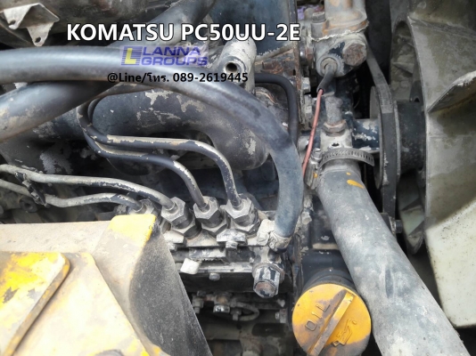 ขายรถขุดKomatsu PC50UU-2E เครื่องยนต์4D88E, จำนวน 4 สูบ, คอนโทรลน้ำมัน, ปั๊มนิ้ว แทรคเหล็ก ,รถเดิมๆใ