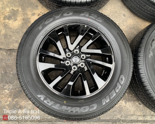 แม็กป้ายแดง Nissan Navara Caliber NP300 Black Edition ขอบ 18 พร้อมยางป้ายแดง 255-60-18 TOYO ปลายปี 1 แม็กป้ายแดง Nissan Navara Caliber NP300 Black Edition ขอบ 18 พร้อมยางป้ายแดง 255-60-18 TOYO ปลายปี 1