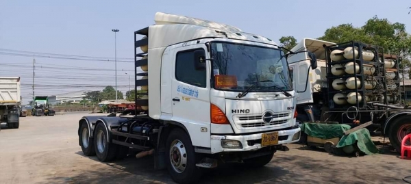 ⭐⭐หัวลาก 2เพลา Hino 500-260ปี54ติดก็าซCNGโรงงาน สวยพร้อมใช้ ขาย 2คัน จัดแน็นใด้