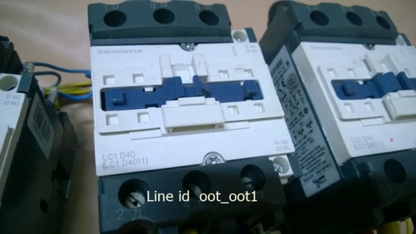 TELEMECANIQUE LC1-D5011 + D4011 +  LRD thermal overload relays