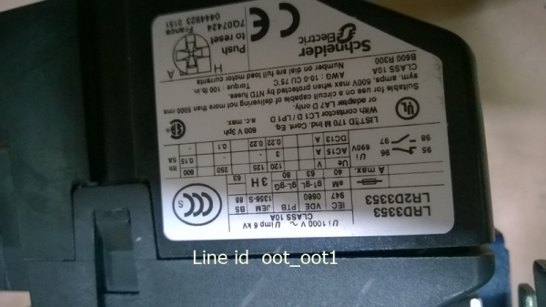 TELEMECANIQUE LC1-D5011 + D4011 +  LRD thermal overload relays