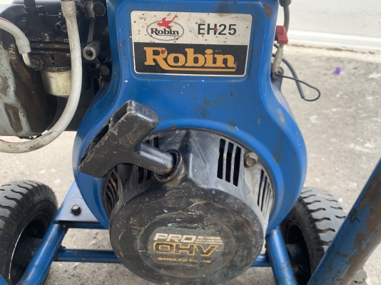 ขายชุดปั๊มฉีดน้ำแรงดันสูง Seiwa พร้อมเครื่อง Robin EH-25 ขนาด 8.5HP. made in Japan ทำแรงดันได้ 147Barสภาพสวย ของตัดตู้เก่าญี่ปุ่น พร้อมใช้งาน