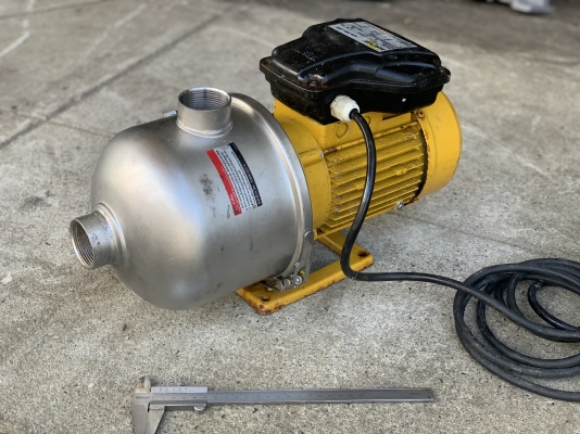 ขายปั๊มน้ำมัลติสเตจแรงดันสูง Mitsubishi 1.5HP. 220V ไฟบ้าน ใบพัดสแตนเลส 3ชั้น สภาพสวยใหม่ หมุนนิ่ม พร้อมใช้งาน ราคา 5,000 บาท
