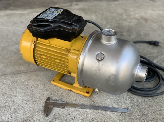 ขายปั๊มน้ำมัลติสเตจแรงดันสูง Mitsubishi 1.5HP. 220V ไฟบ้าน ใบพัดสแตนเลส 3ชั้น สภาพสวยใหม่ หมุนนิ่ม พร้อมใช้งาน ราคา 5,000 บาท