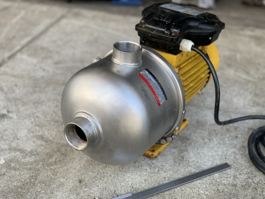 ขายปั๊มน้ำมัลติสเตจแรงดันสูง Mitsubishi 1.5HP. 220V ไฟบ้าน ใบพัดสแตนเลส 3ชั้น สภาพสวยใหม่ หมุนนิ่ม พร้อมใช้งาน ราคา 5,000 บาท