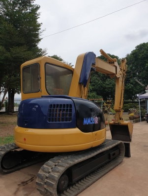 ขายรถแม็คโค MITSUBISHI MM55SR มือสองญี่ปุ่น มีเก๋ง-ไลด์ พร้อมใช้