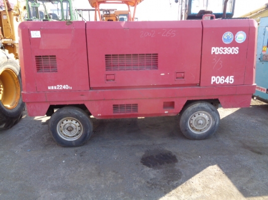 กำลังมาไทย AIRMAN PDS390S 7-8bar 390cfm. จากญี่ปุ่น ล๊อตนี้เป็นแบบเทรนเลอร์
