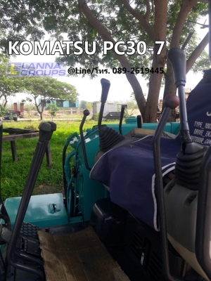 ขายรถขุดKOMATSU PC30-7 เครื่องยนต์komatsu-3D84 ,คอนโทรลน้ำมัน, ปั๊มนิ้ว, แทรคยาง, ใบมีด, รถเก่านอก, มีเอกสาร,ยังไม่เคยใช้งานในไทย