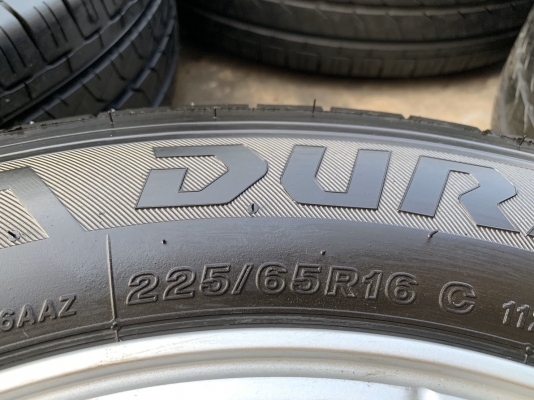ล้อแม็กป้ายแดง ISUZU D-MAX Blue Power ขอบ 16 พร้อมยางป้ายแดง 225-65-16 Bridgestone ปลายปี 19 สวยๆ