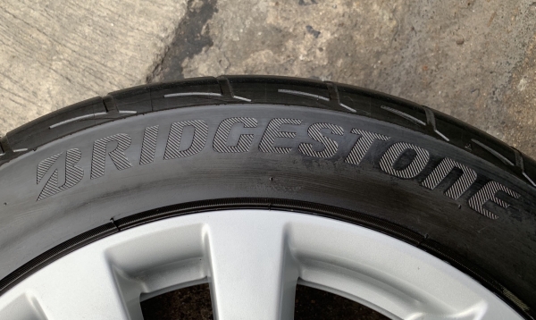 ล้อแม็ก 5รู114 Honda Civic FB ขอบ 16 พร้อมยาง 205-55-16 Bridgestone ปี 15 สภาพสวย