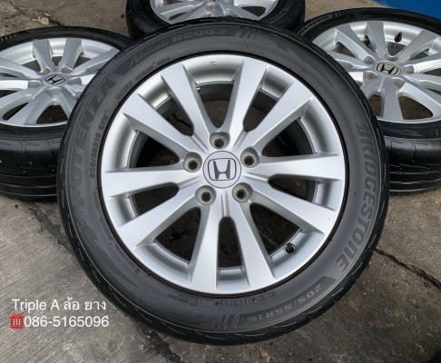 ล้อแม็ก 5รู114 Honda Civic FB ขอบ 16 พร้อมยาง 205-55-16 Bridgestone ปี 15 สภาพสวย ล้อแม็ก 5รู114 Honda Civic FB ขอบ 16 พร้อมยาง 205-55-16 Bridgestone ปี 15 สภาพสวย