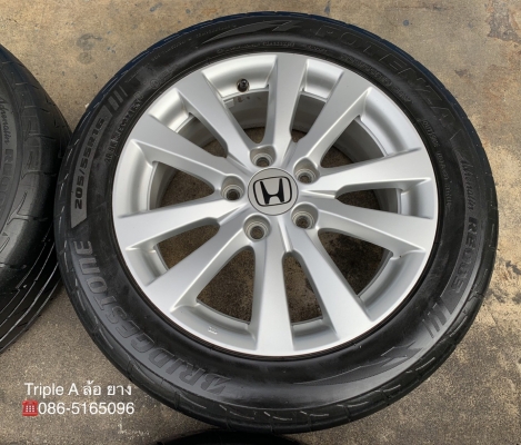ล้อแม็ก 5รู114 Honda Civic FB ขอบ 16 พร้อมยาง 205-55-16 Bridgestone ปี 15 สภาพสวย ล้อแม็ก 5รู114 Honda Civic FB ขอบ 16 พร้อมยาง 205-55-16 Bridgestone ปี 15 สภาพสวย