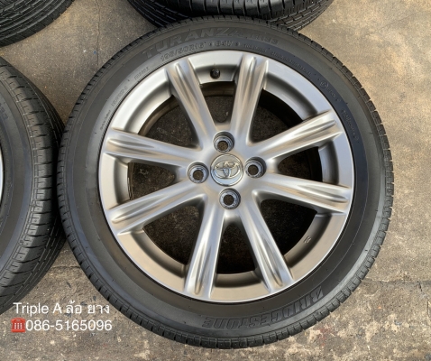 ล้อแม็ก Toyota Vios ตัวท็อป ขอบ 16 สีรมดำ พร้อมยาง 195-50-16 Bridgestone ปลายปี 17 สภาพดี ล้อแม็ก Toyota Vios ตัวท็อป ขอบ 16 สีรมดำ พร้อมยาง 195-50-16 Bridgestone ปลายปี 17 สภาพดี