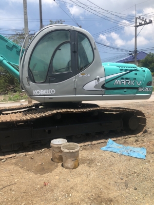 KOBELCO SK200-V SUPER แอร์เย็น ไฟฟ้าเต็ม ไม่โหลดระบบดี เอกสารเล่มทะเบียนสภาพสวย
