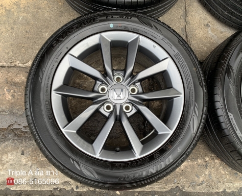 ล้อแม็กป้ายแดง Honda Civic FC รุ่นใหม่ล่าสุด ขอบ 16 สีเทากัน พร้อมยางใหม่ป้ายแดง 215-55-16 Dunlop ปลายปี 19 สวยกริ๊บๆ ล้อแม็กป้ายแดง Honda Civic FC รุ่นใหม่ล่าสุด ขอบ 16 สีเทากัน พร้อมยางใหม่ป้ายแดง 215-55-16 Dunlop ปลายปี 19 สวยกริ๊บๆ