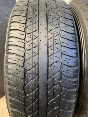 ล้อแม็ก Toyota Fortuner (ก้านใหญ่) ขอบ 17 สีเทากัน พร้อมยาง 265-65-17 Dunlop ปี 17