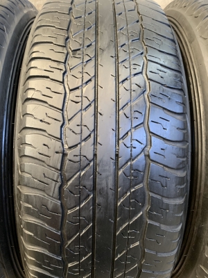 ล้อแม็ก Toyota Fortuner (ก้านใหญ่) ขอบ 17 สีเทากัน พร้อมยาง 265-65-17 Dunlop ปี 17