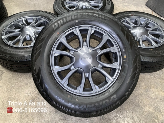ล้อแม็กป้ายแดง ISUZU X-Series ขอบ 16 รุ่นใหม่ล่าสุด พร้อมยางใหม่ป้ายแดง 215-70-16 Bridgestone ปี 19 สวยกริ๊บๆ