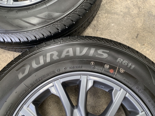 ล้อแม็กป้ายแดง ISUZU X-Series ขอบ 16 รุ่นใหม่ล่าสุด พร้อมยางใหม่ป้ายแดง 215-70-16 Bridgestone ปี 19 สวยกริ๊บๆ