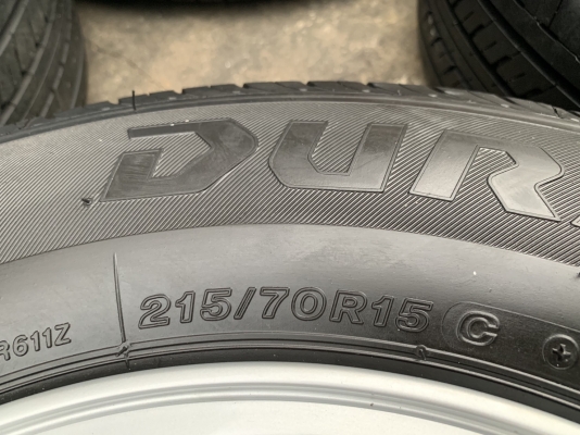ล้อแม็ก ISUZU D-MAX 1.9 BLUE POWER ขอบ 15 พร้อมยางป้ายแดง 215-70-15 Bridgestone ปลายปี 19
