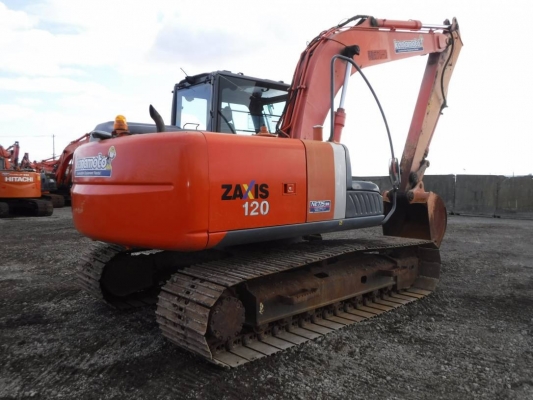 ขายรถแบคโฮ Hitachi ZX120-3 แทรคใหญ่ อาร์มพิเศษ โทร 081-8581834 แบงค์ เจ้าของขายเอง