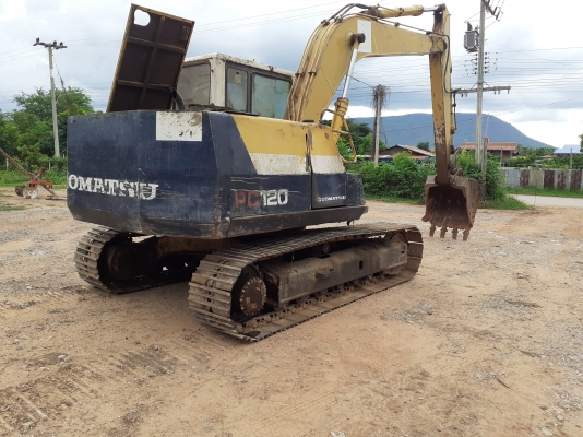 KOMATSU PC120-5 สภาพดี ช่วงล่างแน่น เครื่องปั้มแรง