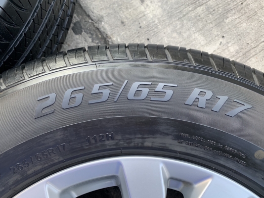 ล้อแม็ก Mazda BT50 ขอบ 17 พร้อมยาง 265-65-17 OTANI ปี 17 สภาพดี