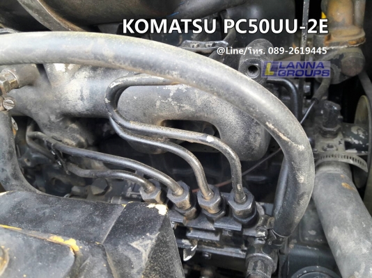 ขายรถขุดKOMATSU PC50UU-2E เครื่องยนต์4D88E, จำนวน 4 สูบ, คอนโทรลน้ำมัน, ปั๊มนิ้ว แทรคเหล็ก ,รถเดิมๆใ
