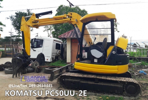 ขายรถขุดKOMATSU PC50UU-2E เครื่องยนต์4D88E, จำนวน 4 สูบ, คอนโทรลน้ำมัน, ปั๊มนิ้ว แทรคเหล็ก ,รถเดิมๆใ