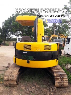 ขายรถขุดKOMATSU PC50UU-2E เครื่องยนต์4D88E, จำนวน 4 สูบ, คอนโทรลน้ำมัน, ปั๊มนิ้ว แทรคเหล็ก ,รถเดิมๆใ