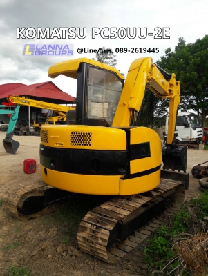 ขายรถขุดKOMATSU PC50UU-2E เครื่องยนต์4D88E, จำนวน 4 สูบ, คอนโทรลน้ำมัน, ปั๊มนิ้ว แทรคเหล็ก ,รถเดิมๆใ