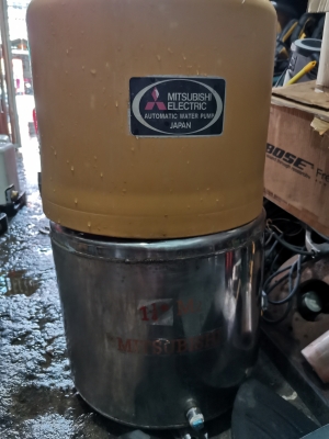 ขาย!! ปั้มน้ำถังอัตโนมัติ.มิตซู.ขนาด400w.ถังเลต.. พร้อมใช้งาน