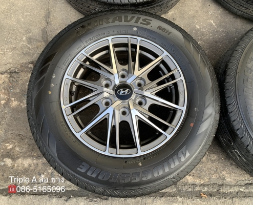 ล้อแม็กป้ายแดง Hyundai H1 2020 รุ่นใหม่ล่าสุด ขอบ 16 พร้อมยางใหม่ป้ายแดง 215-70-16 Bridgestone สวยกริ๊บ ล้อแม็กป้ายแดง Hyundai H1 2020 รุ่นใหม่ล่าสุด ขอบ 16 พร้อมยางใหม่ป้ายแดง 215-70-16 Bridgestone สวยกริ๊บ