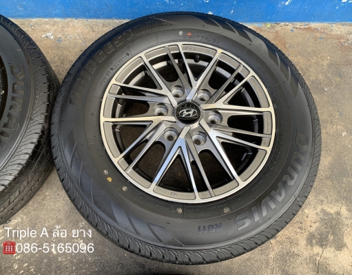 ล้อแม็กป้ายแดง Hyundai H1 2020 รุ่นใหม่ล่าสุด ขอบ 16 พร้อมยางใหม่ป้ายแดง 215-70-16 Bridgestone สวยกริ๊บ ล้อแม็กป้ายแดง Hyundai H1 2020 รุ่นใหม่ล่าสุด ขอบ 16 พร้อมยางใหม่ป้ายแดง 215-70-16 Bridgestone สวยกริ๊บ