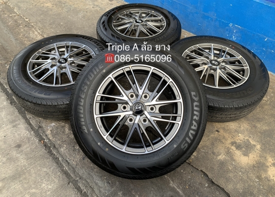 ล้อแม็กป้ายแดง Hyundai H1 2020 รุ่นใหม่ล่าสุด ขอบ 16 พร้อมยางใหม่ป้ายแดง 215-70-16 Bridgestone สวยกริ๊บ