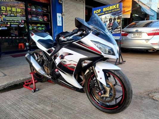 ขาย KAWASAKI NINJA300 ABS ปี2014 เดิมๆ สีสวย มีของเเต่ง แฮนด์หมอบ มือเบรคมือครัชแต่ง ท้ายสั้น ชิวหน้าแต่ง กันล้ม ราคา 69500 บาท ส่งได้ทั่วไทย สนใจติดต่อ ☎️081-0578282 FACEBOOK ชาญณรงค์ ป๊อป ชัยอมฤต ไอดีไลน์ POPBIGBIKESAKON สนใจรถสวย ถูก ดี ต้อง POP BIGBI ขาย KAWASAKI NINJA300 ABS ปี2014 เดิมๆ สีสวย มีของเเต่ง แฮนด์หมอบ มือเบรคมือครัชแต่ง ท้ายสั้น ชิวหน้าแต่ง กันล้ม ราคา 69500 บาท ส่งได้ทั่วไทย สนใจติดต่อ ☎️081-0578282 FACEBOOK ชาญณรงค์ ป๊อป ชัยอมฤต ไอดีไลน์ POPBIGBIKESAKON สนใจรถสวย ถูก ดี ต้อง POP BIGBI