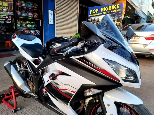 ขาย KAWASAKI NINJA300 ABS ปี2014 เดิมๆ สีสวย มีของเเต่ง แฮนด์หมอบ มือเบรคมือครัชแต่ง ท้ายสั้น ชิวหน้าแต่ง กันล้ม ราคา 69500 บาท ส่งได้ทั่วไทย สนใจติดต่อ ☎️081-0578282 FACEBOOK ชาญณรงค์ ป๊อป ชัยอมฤต ไอดีไลน์ POPBIGBIKESAKON สนใจรถสวย ถูก ดี ต้อง POP BIGBI ขาย KAWASAKI NINJA300 ABS ปี2014 เดิมๆ สีสวย มีของเเต่ง แฮนด์หมอบ มือเบรคมือครัชแต่ง ท้ายสั้น ชิวหน้าแต่ง กันล้ม ราคา 69500 บาท ส่งได้ทั่วไทย สนใจติดต่อ ☎️081-0578282 FACEBOOK ชาญณรงค์ ป๊อป ชัยอมฤต ไอดีไลน์ POPBIGBIKESAKON สนใจรถสวย ถูก ดี ต้อง POP BIGBI